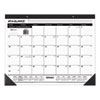 <strong>AT-A-GLANCE®</strong><br />Ruled Desk Pad, 22 x 17, White Sheets, Black Binding, Black Corners, 12-Month (Jan to Dec): 2023