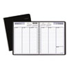 DayMinder Weekly Planner, Vertical-Column Format, 8.75 x 7, Black Cover, 12-Month (Jan to Dec): 2024
