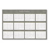 Adrianna Laminated Erasable Wall Calendar, 36 x 24, White/Taupe Sheets, 12-Month (Jan to Dec): 2023