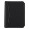 <strong>AT-A-GLANCE®</strong><br />Black Leather Planner/Organizer Starter Set, 8.5 x 5.5, Black Cover, 12-Month (Jan to Dec): Undated