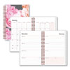 <strong>Blue Sky®</strong><br />Joselyn Weekly/Monthly Planner, Joselyn Floral Artwork, 8 x 5, Pink/Peach/Black Cover, 12-Month (Jan to Dec): 2023