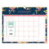 Day Designer Peyton Wall Calendar, Peyton Floral Artwork, 15 x 12, White/Navy Sheets, 12-Month (Jan to Dec): 2023