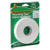 Permanent Foam Mounting Tape, 3/4" X 15ft, White