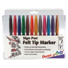 Sign Pen Fine Point Color Marker, Extra-Fine Bullet Tip, Assorted Colors, 12/Set