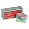 <strong>Universal®</strong><br />Self-Stick Note Pads, 1.5" x 2", Assorted Pastel Colors, 100 Sheets/Pad, 12 Pads/Pack