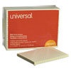 <strong>Universal®</strong><br />Self-Stick Note Pads, Note Ruled, 4" x 6", Yellow, 100 Sheets/Pad, 12 Pads/Pack