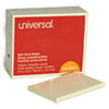 <strong>Universal®</strong><br />Self-Stick Note Pads, 3" x 5", Yellow, 100 Sheets/Pad, 12 Pads/Pack