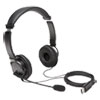 <strong>Kensington®</strong><br />Hi-Fi Headphones with Microphone, 6 ft Cord, Black