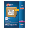 <strong>Avery®</strong><br />Shipping Labels with TrueBlock Technology, Laser Printers, 8.5 x 11, White, 100/Box