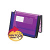 Poly Wallets, 2.25" Expansion, 1 Section, Letter Size, Translucent Purple