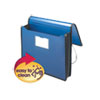 Poly Premium Wallets, 5.25" Expansion, 1 Section, Letter Size, Navy Blue