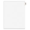 Avery-Style Preprinted Legal Side Tab Divider, Exhibit A, Letter, White, 25/pack, (1371)