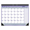 <strong>Blueline®</strong><br />Academic Monthly Desk Pad Calendar, 21.25 x 16, White/Blue/Green, Black Binding/Corners, 13-Month (July-July): 2023 to 2024