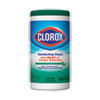 <strong>Clorox®</strong><br />Disinfecting Wipes, 1-Ply, 7 x 8, Fresh Scent, White, 75/Canister, 6 Canisters/Carton