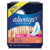 Ultra Thin Overnight Pads With Wings, 38/pack, 6 Packs/carton
