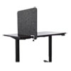 Desk Divider Privacy Panel Sound Reducing Office Partition For Desk Cubical, 23.5 X 1 X 22, Polyester, Ash