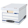 <strong>Bankers Box®</strong><br />STOR/FILE Basic-Duty Storage Boxes, Letter/Legal Files, 12" x 16.25" x 10.5", White, 20/Carton