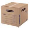 <strong>Bankers Box®</strong><br />SmoothMove Basic Moving Boxes, Regular Slotted Container (RSC), Medium, 18" x 18" x 16", Brown/Blue, 20/Bundle