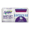 Wetjet System Refill Cloths, 11.3" X 5.4", Heavy Duty, White, 14/box, 4 Boxes/carton