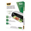 <strong>Fellowes®</strong><br />Laminating Pouches, 5 mil, 9" x 11.5", Gloss Clear, 100/Pack