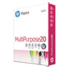 Multipurpose20 Paper, 96 Bright, 20lb, 8.5 X 11, White, 500/ream