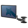 <strong>Fellowes®</strong><br />Single Arm Wall Mount, up to 42"/66 lbs