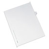 Preprinted Legal Exhibit Side Tab Index Dividers, Allstate Style, 26-Tab, R, 11 X 8.5, White, 25/pack