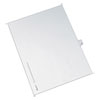 Preprinted Legal Exhibit Side Tab Index Dividers, Allstate Style, 10-Tab, 11, 11 X 8.5, White, 25/pack