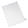 Preprinted Legal Exhibit Side Tab Index Dividers, Allstate Style, 26-Tab, Z, 11 X 8.5, White, 25/pack