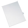 Preprinted Legal Exhibit Side Tab Index Dividers, Allstate Style, 10-Tab, 17, 11 X 8.5, White, 25/pack
