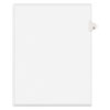 Preprinted Legal Exhibit Side Tab Index Dividers, Avery Style, 26-Tab, E, 11 X 8.5, White, 25/pack, (1405)