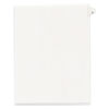 Preprinted Legal Exhibit Side Tab Index Dividers, Allstate Style, 26-Tab, A, 11 X 8.5, White, 25/pack