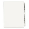 <strong>Avery®</strong><br />Preprinted Legal Exhibit Side Tab Index Dividers, Avery Style, 25-Tab, 26 to 50, 11 x 8.5, White, 1 Set, (1331)