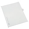 Preprinted Legal Exhibit Side Tab Index Dividers, Allstate Style, 10-Tab, 15, 11 X 8.5, White, 25/pack