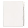 Preprinted Legal Exhibit Side Tab Index Dividers, Allstate Style, 26-Tab, A To Z, 11 X 8.5, White, 1 Set, (1700)