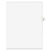 Preprinted Legal Exhibit Side Tab Index Dividers, Avery Style, 10-Tab, 9, 11 X 8.5, White, 25/pack