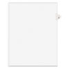 Preprinted Legal Exhibit Side Tab Index Dividers, Avery Style, 10-Tab, 5, 11 X 8.5, White, 25/pack