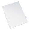 Preprinted Legal Exhibit Side Tab Index Dividers, Allstate Style, 26-Tab, F, 11 X 8.5, White, 25/pack