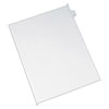 Preprinted Legal Exhibit Side Tab Index Dividers, Allstate Style, 26-Tab, C, 11 X 8.5, White, 25/pack