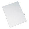 Preprinted Legal Exhibit Side Tab Index Dividers, Allstate Style, 10-Tab, 18, 11 X 8.5, White, 25/pack