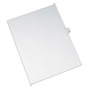 Preprinted Legal Exhibit Side Tab Index Dividers, Allstate Style, 10-Tab, 12, 11 X 8.5, White, 25/pack
