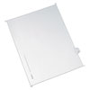 Preprinted Legal Exhibit Side Tab Index Dividers, Allstate Style, 10-Tab, 6, 11 X 8.5, White, 25/pack