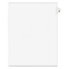 Preprinted Legal Exhibit Side Tab Index Dividers, Avery Style, 10-Tab, 2, 11 X 8.5, White, 25/pack