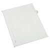 Preprinted Legal Exhibit Side Tab Index Dividers, Allstate Style, 10-Tab, 19, 11 X 8.5, White, 25/pack