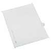 Preprinted Legal Exhibit Side Tab Index Dividers, Allstate Style, 10-Tab, 9, 11 X 8.5, White, 25/pack
