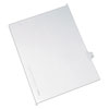 Preprinted Legal Exhibit Side Tab Index Dividers, Allstate Style, 10-Tab, 8, 11 X 8.5, White, 25/pack