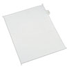 Preprinted Legal Exhibit Side Tab Index Dividers, Allstate Style, 10-Tab, 5, 11 X 8.5, White, 25/pack