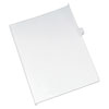 Preprinted Legal Exhibit Side Tab Index Dividers, Allstate Style, 26-Tab, J, 11 X 8.5, White, 25/pack