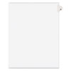 Preprinted Legal Exhibit Side Tab Index Dividers, Avery Style, 26-Tab, A, 11 X 8.5, White, 25/pack, (1401)