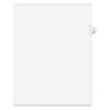 Preprinted Legal Exhibit Side Tab Index Dividers, Avery Style, 10-Tab, 6, 11 X 8.5, White, 25/pack